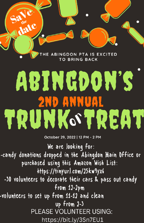 Trunk or Treat flyer