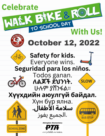Folleto Walk Bike & Roll