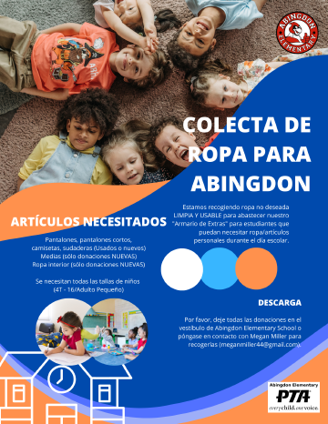 Folleto de la campaña de ropa