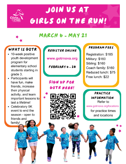 Girls on the Run flyer