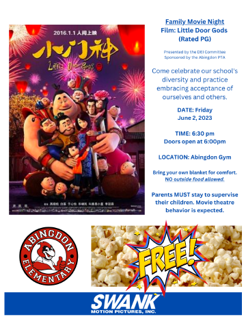 Movie Night flyer