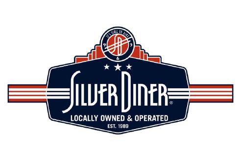 Logotipo del restaurante plateado