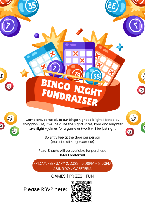 Bingo night flyer