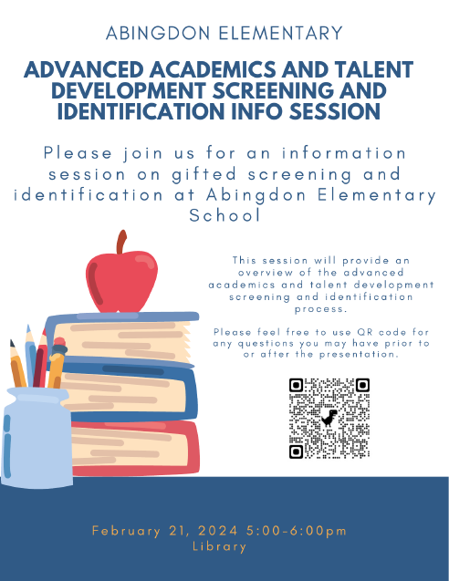 Gifted Services Presentation flyer in English