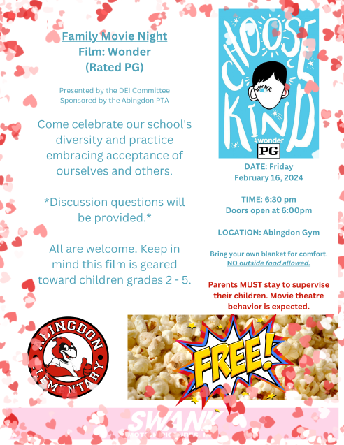Movie Night flyer