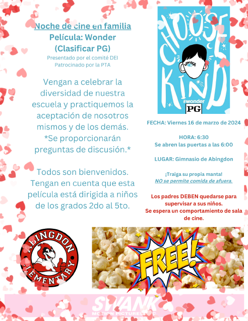 Movie Night flyer