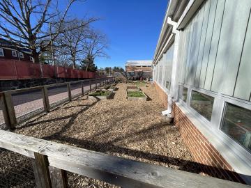A flat, weed-free garden