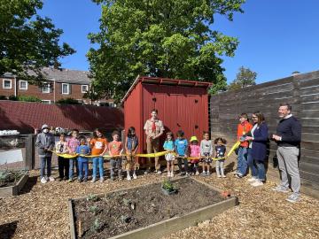 Celebrating the new shed