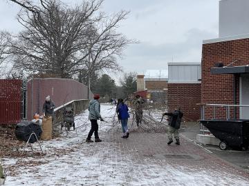 Photo from MLK Day of Service