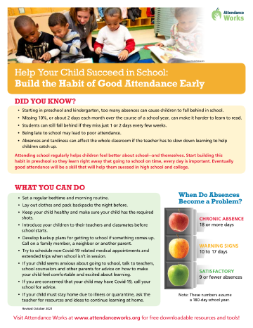 Attendance flyer